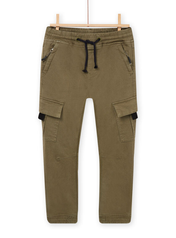 Pantalón cargo caqui POKAPAN / 22W902L1PAN628