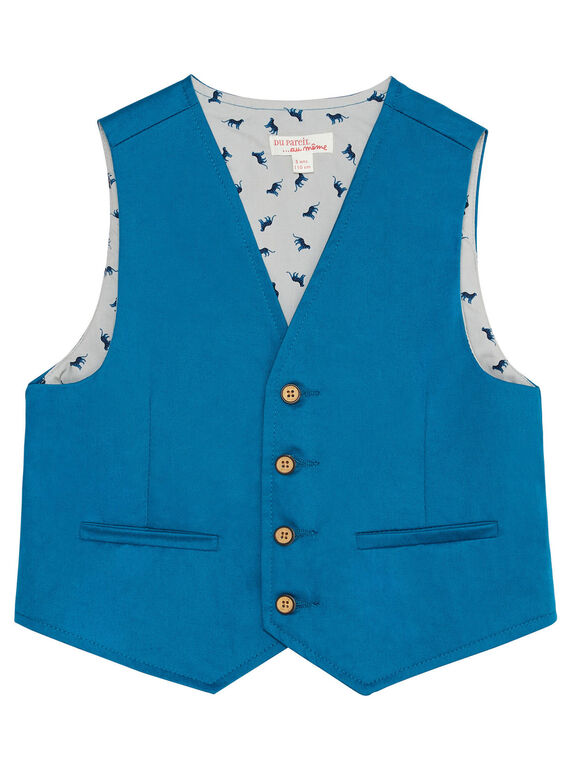 Blue Sleeveless Jacket JOJAGIL / 20S902B1GSMC235