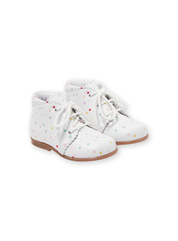 Botines de lunares para bebé niña LBFBOTISER / 21KK3731D0F000