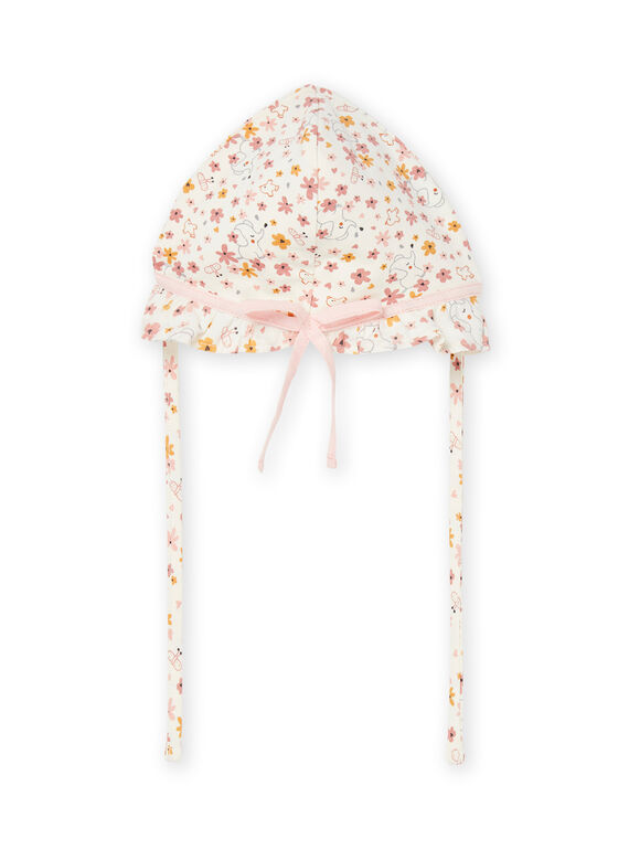 Cinta para el pelo blanca con estampado floral ROU2CHA / 23SF40I1CHA000