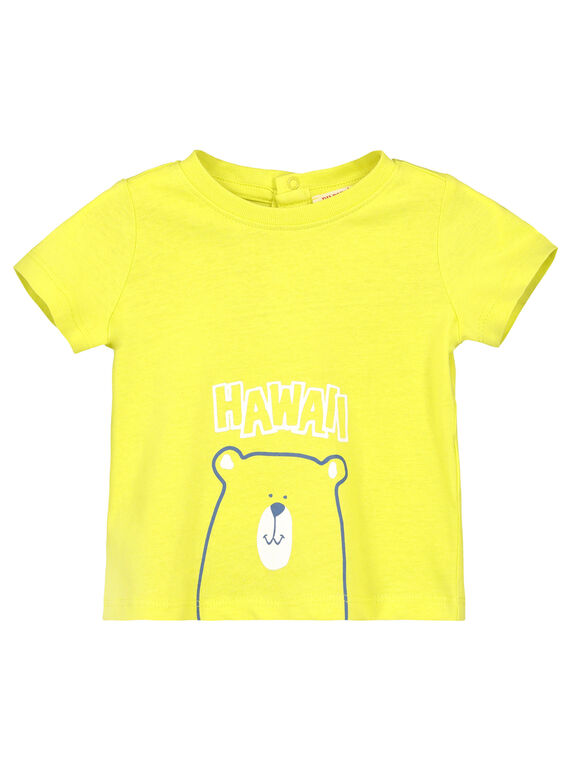Camiseta de manga corta para bebé niño FUJOTI10 / 19SG10G3TMCB105
