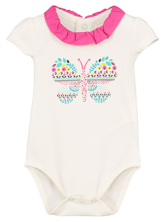 Body de manga corta para bebé niña FITOBOD / 19SG09L1BOD000