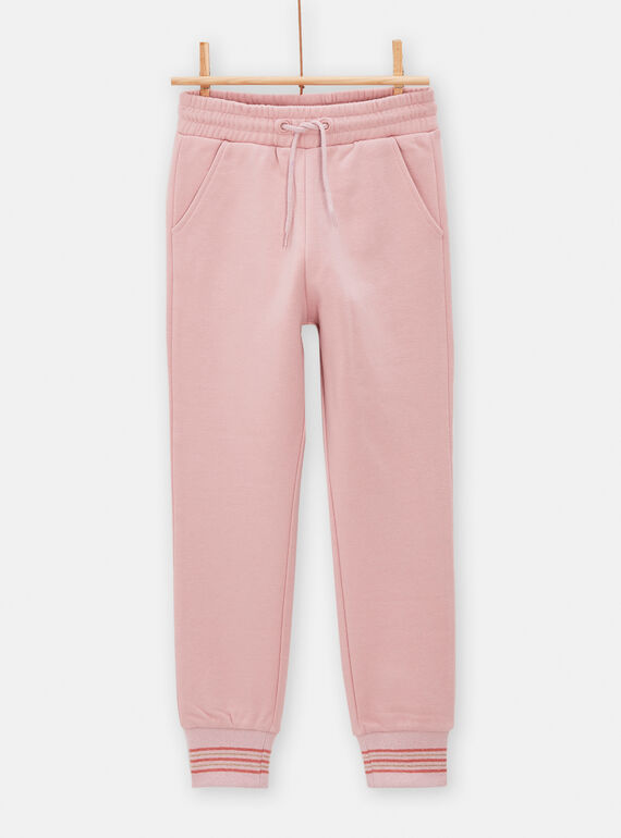 Pantalón de chándal rosa viejo para niña TAJOBAJOG2 / 24S90181JGB303