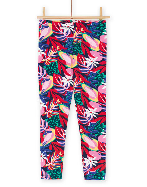Leggings multicolor con estampado de flores RYANAULEG1 / 23SI01N1CAL070