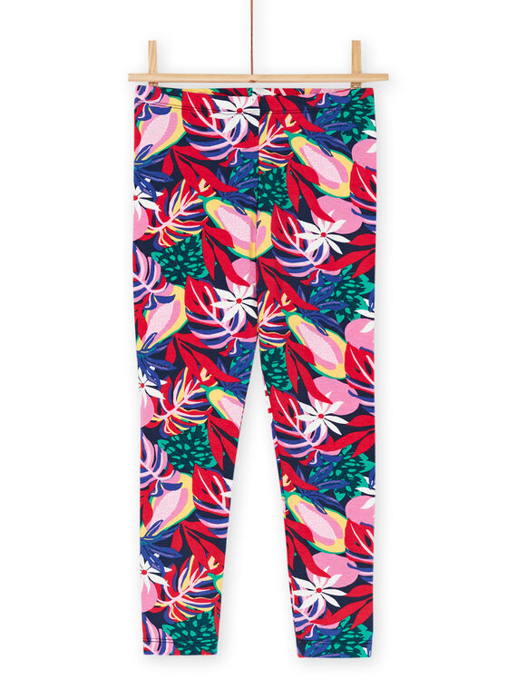 Leggings multicolor con estampado de flores RYANAULEG1 / 23SI01N1CAL070