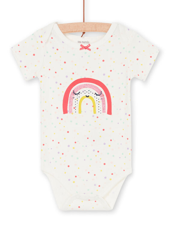 Body de color crudo para bebé niña LEFIBODARC / 21SH13G5BDL001