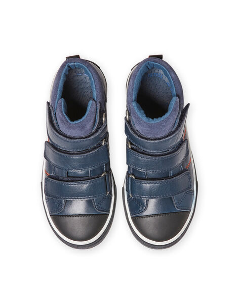 Zapatillas azul marino para niño MOBASTRIVNAVY / 21XK3653D3F070