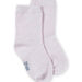 Calcetines de color rosa jaspeado con brillo para bebé niña