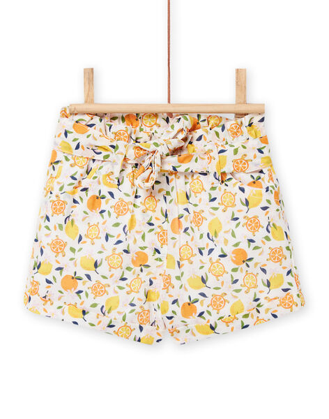 Short blanco para bebé niña NIHOSHO / 22SG09T1SHO000