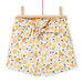 Short blanco para bebé niña