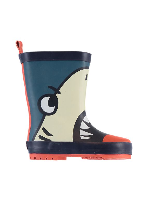 Turquoise RAIN BOOTS KGBPREQUIN / 20XK3662D0C202