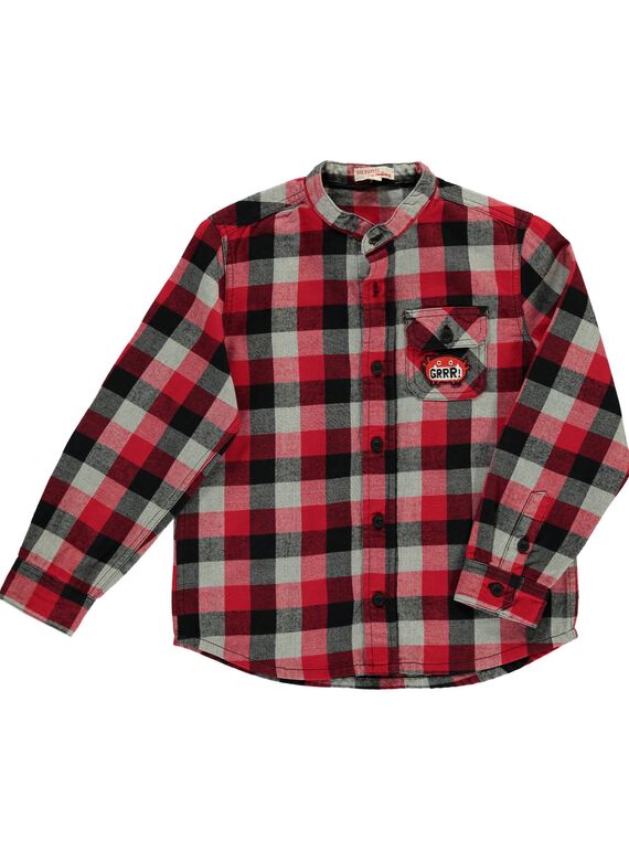 Boys' checked shirt DOROUCHEM / 18W90221CHM099