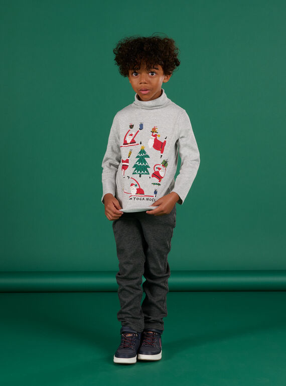 Jersey fino con estampado Navidad PONOSOUP / 22W902V1SPLJ922