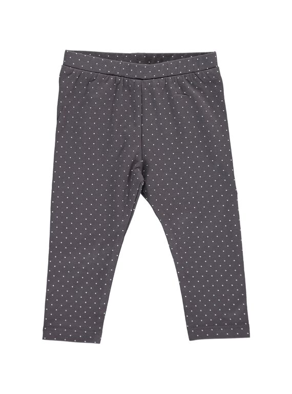 Baby girls' polka-dot leggings CYIBENLEG / 18SI09G1CAL099