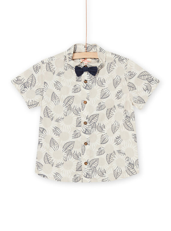 Camisa con pajarita con estampado de flores RONEOSHIRT / 23S902O1CHM005