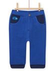 Pantalón azul eléctrico para bebé niño NULUPAN / 22SG10P1PAN217