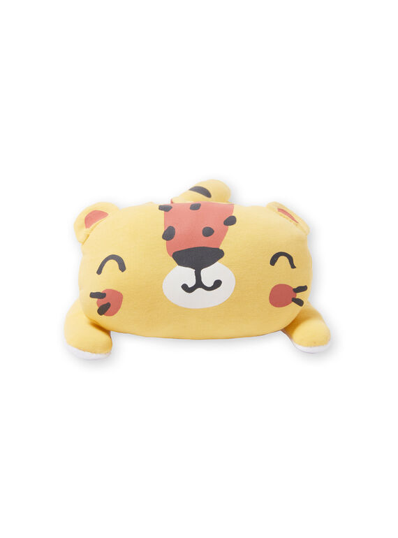 Gatito de peluche blandito, de color amarillo y naranja LOU1DOU1 / 21SF42H4JOU103