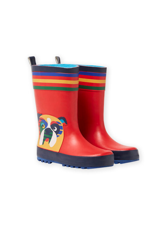 Botas de agua con estampado de perros MOPLUICHIEN / 21XK3611D0C050