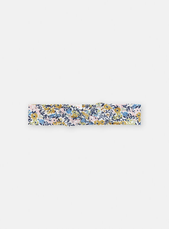 Cinta para el pelo de color crudo con estampado para bebe niña VYIGABAN / 24WI0911BAN001
