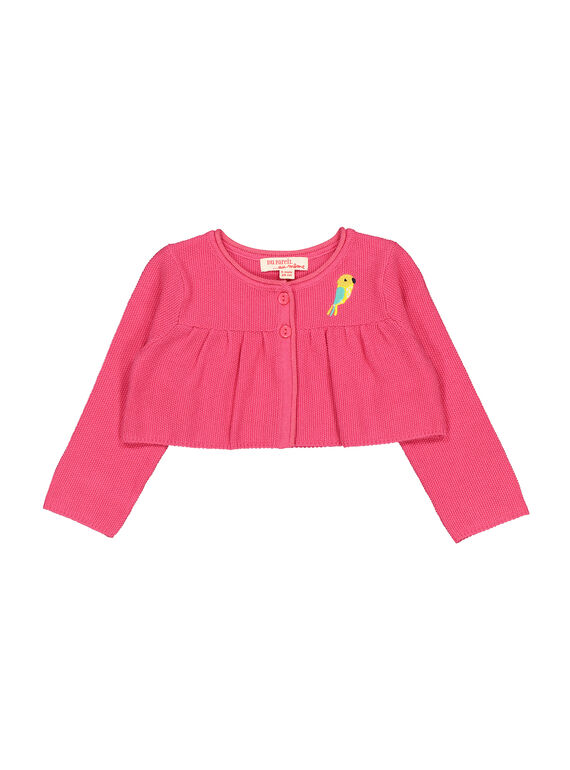 Cárdigan-bolero de lana para bebé niña FICACAR1 / 19SG09D1CAR302