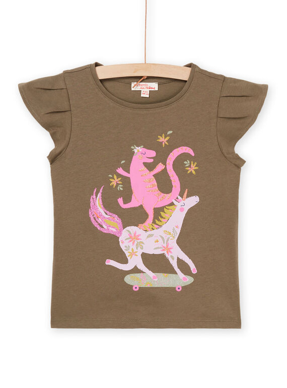Camiseta de manga corta avolantada PAKATI1 / 22W901L1TMC604