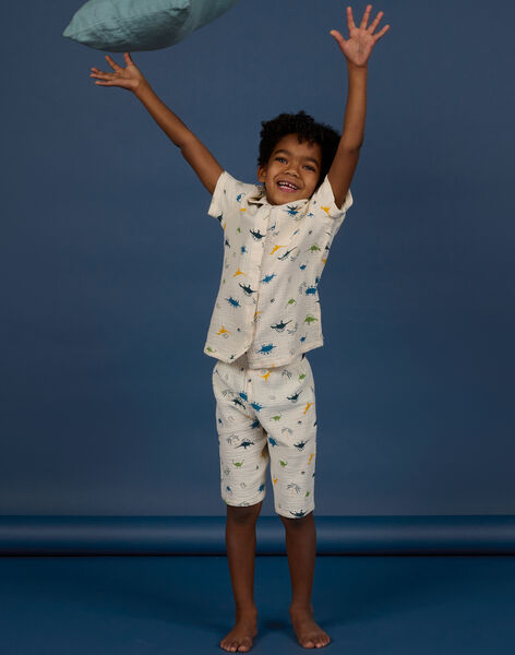 Pijama de color crudo oscuro para niño NEGOPYCGAZ / 22SH12HBPYJ003