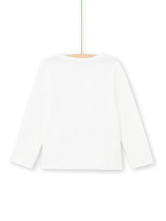 Camiseta de manga larga reversible con estampado de cerezas para niña MACOMTEE1 / 21W901L1TML001