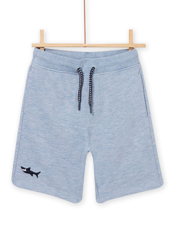 Bermudas azul jaspeado para niño NOJOBER3 / 22S902CBBER222