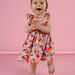 Vestido con estampado de flores