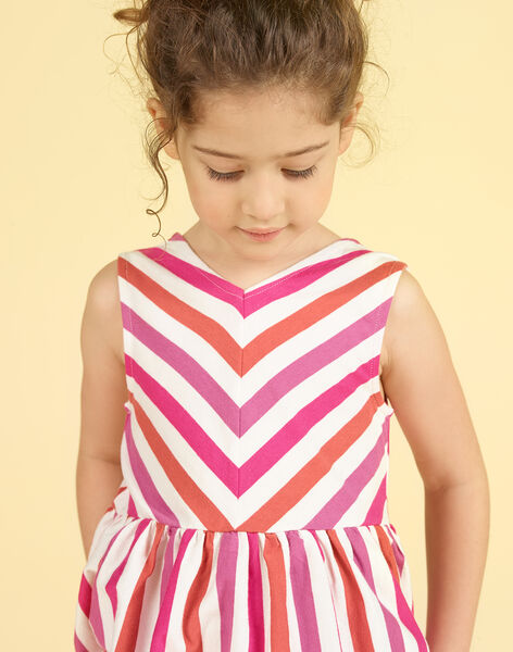 Vestido de rayas para niña : comprar online - Vestidos | DPAM
