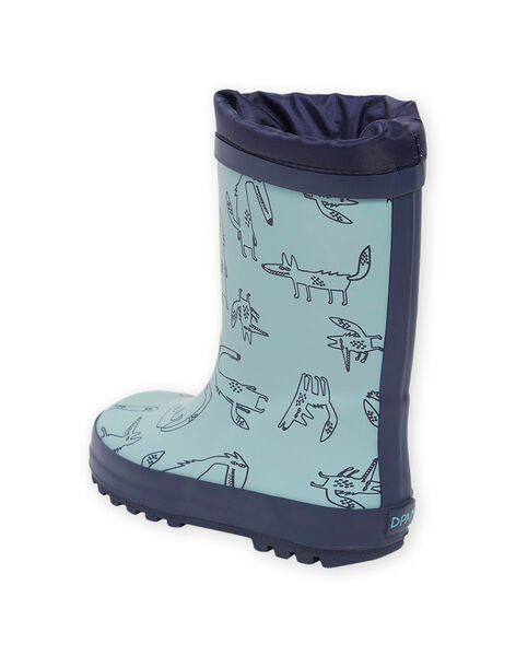 Botas de agua con estampado de zorro POPLUIFOX / 22XK3611D0CC218