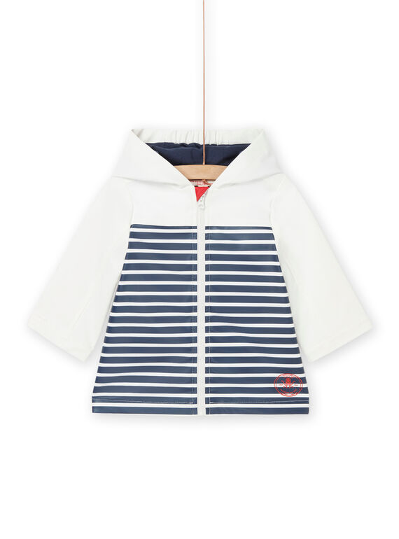 Impermeable con estampado de rayas y dibujo de cebra RUGROIMP / 23SG10J5IMPA002