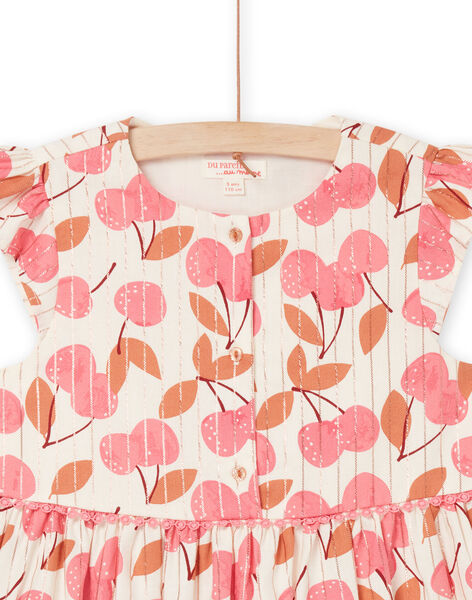 Vestido de twill con estampado de cerezas RADAYROB1 / 23S901M2ROB003
