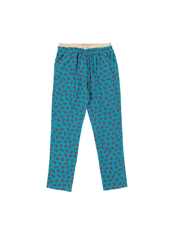 Pantalón fluido estampado para niña FACAPANT / 19S901D1PAN099