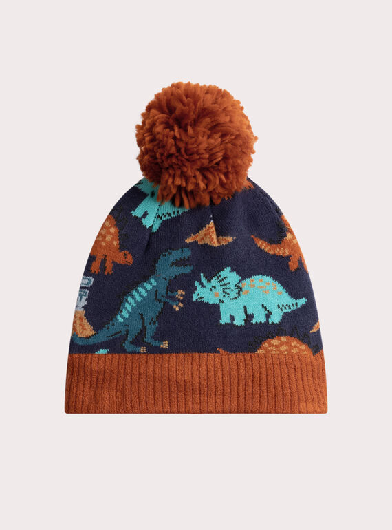Gorro con motivos de dinosaurios para niño  VYOGROBON2 / 24WI02M3BON705