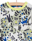 Camiseta de manga larga con estampado de tigres para niño MUKATEE1 / 21WG10I2TML006