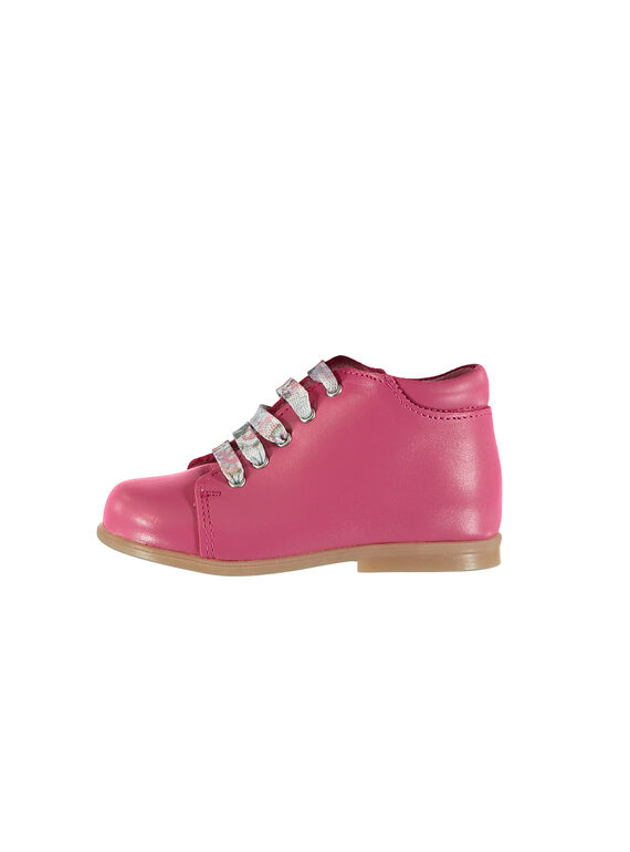 Botines de piel para bebé niña FBFBOTFUSH / 19SK3741D0F304