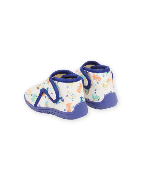 Botines de color crudo con estampado de dinosaurios RUPANTCOSTO / 23KK3841D0A001