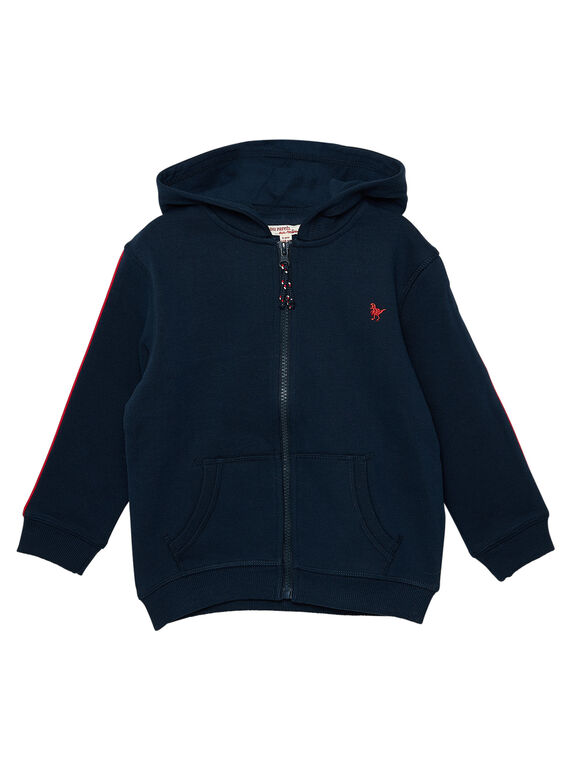 Sudadera de color azul marino para niño JOJOJOH1 / 20S90253D33705