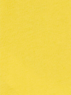 Camiseta de algodón de color amarillo para niño LUNOTEE2 / 21SG10L2TML106