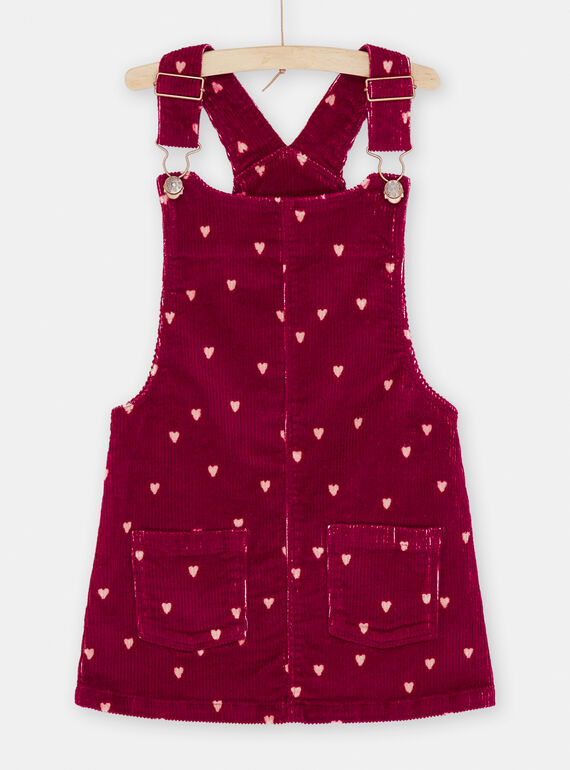Pichi ciruela con estampado de corazón SACOUROB2 / 23W901L1ROB709