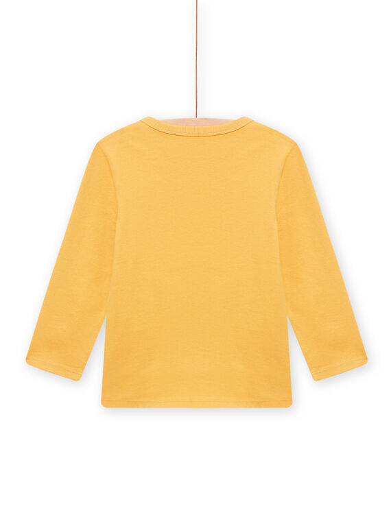Camiseta amarilla con bordado de tortuga para niño NOVITEE3 / 22S902M2TMLB107