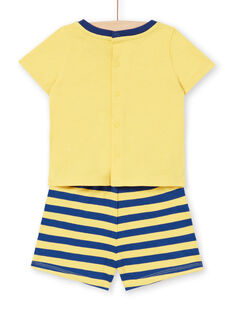 Pijama amarillo para bebé niño LEGAPYJTIG / 21SH14C1PYJB116