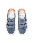 Zapatillas azules con detalles flúor para niño NOBASCOME / 22KK3633D3FC201