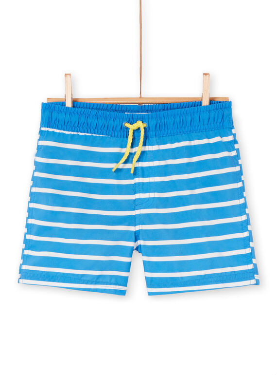 Bañador azul y blanco para niño LYOMERBOXEX / 21SI02DBMAIC238