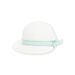 Sombrero blanco para niña