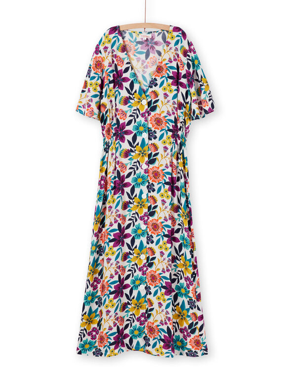 Vestido con estampado floral para mujer LAMUMROB1 / 21S993Z1ROB009