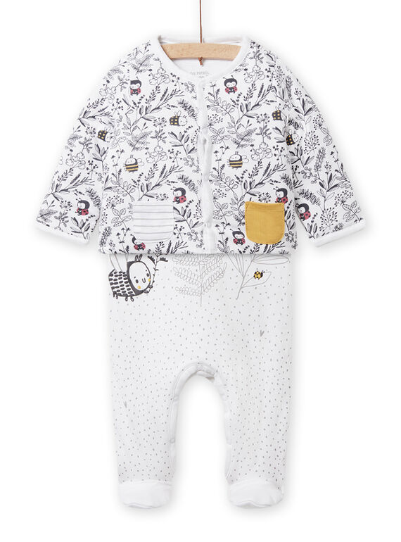 Conjunto de chaqueta y mono de abeja y mariquita para recién nacido unisex NOU1ENS3 / 22SF0542ENS000