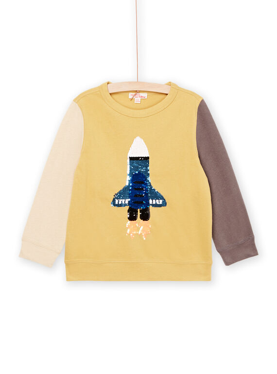 Camiseta reversible con estampado de cohete y lentejuelas PORETEE4 / 22W902T4TMLB112