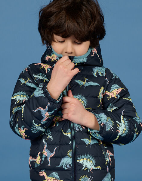 Cazadora acolchada reversible con estampado de dinosaurios para niño :  comprar online - Abrigos, cazadoras | DPAM
